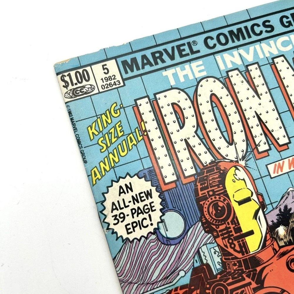 Iron Man Annual #5 Marvel 1982 Black Panther Killmonger Wakanda Appearance